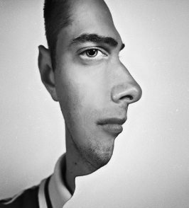 Rostro de la persona se encuentra de frente o de perfil - Ilusiones Ópticas