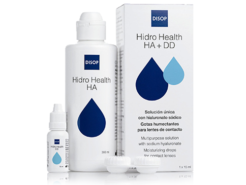 Líquido para Lentillas Hidro Health HA + Gotas DD