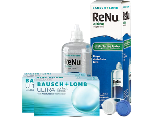 Lentillas Bausch+Lomb ULTRA + Renu Multiplus - Packs