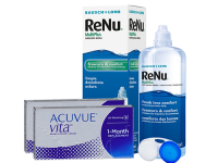 Lentillas Acuvue Vita + Renu Multiplus - Packs