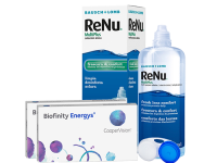 Lentillas Biofinity Energys + Renu Multiplus - Packs