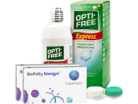 Lentillas Biofinity Energys + Opti-Free Express - Packs