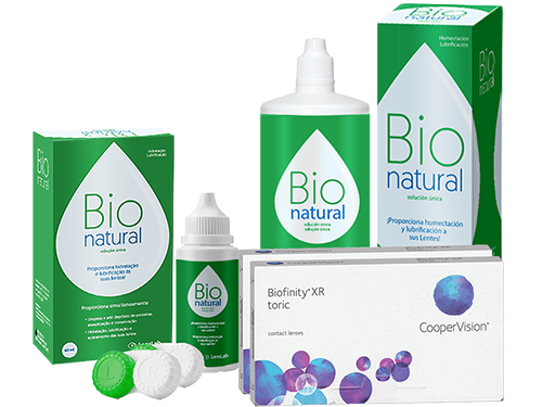 Lentillas Biofinity Toric XR + BioNatural - Packs