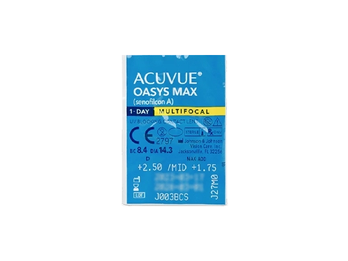 Lentillas Acuvue Oasys Max 1-Day Multifocal