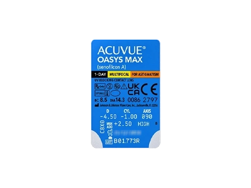 Lentillas Acuvue Oasys MAX 1-Day Multifocal Astigmatism
