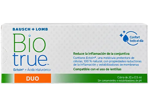 Gotas para Lentillas Biotrue Duo Monodosis