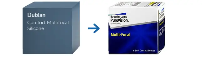 Lentillas Dublan Comfort Multifocal Silicone Lentillas Dublan Comfort Multifocal Silicone