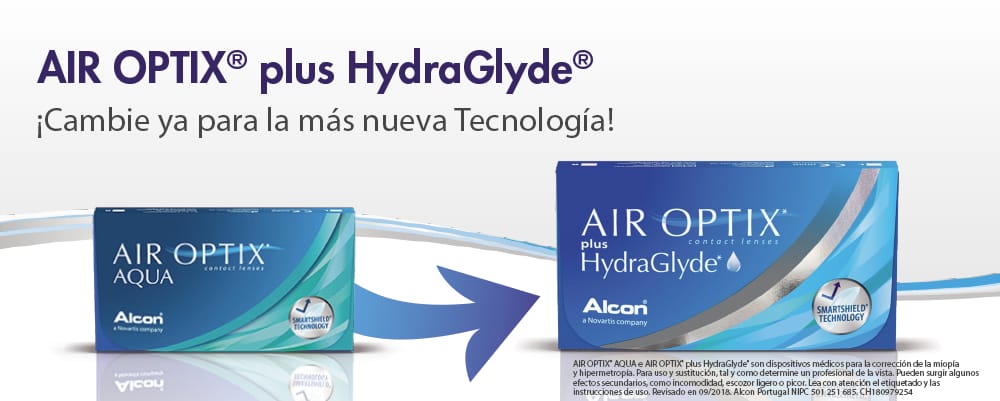 Las Lentillas Air Optix plus Hydraglyde en Lentes de Contacto 365