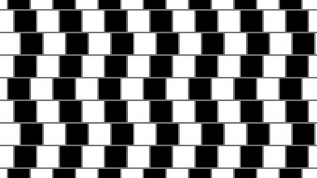 Juego de las líneas rectas - Ilusiones Ópticas