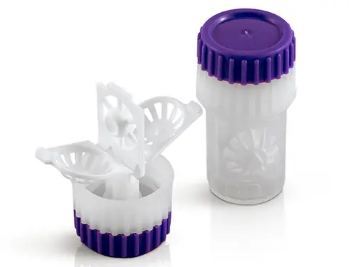 Accesorios para Lentillas Estuche Barril Tapa Giratoria