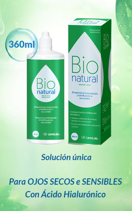 Bio natural Solución única para ojos secos e sensibles con ácido hialurónico