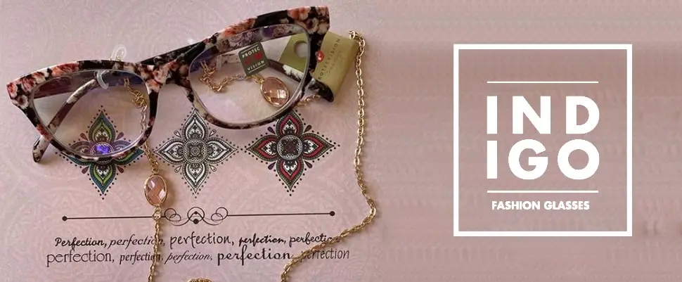Gafas Lectura: Indigo Pink Flower