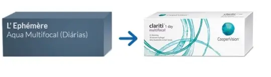 Lentillas L'Ephémère Aqua Multifocal (Diarias) Lentillas L'Ephémère Aqua Multifocal (Diarias)