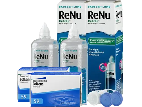 Lentillas Soflens 59 + Renu Multiplus - Packs