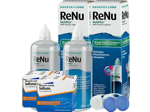 Lentillas Soflens Toric + Renu Multiplus - Packs