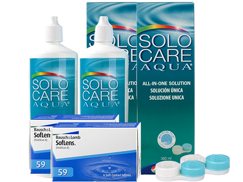 Lentillas Soflens 59 + Solo Care - Packs