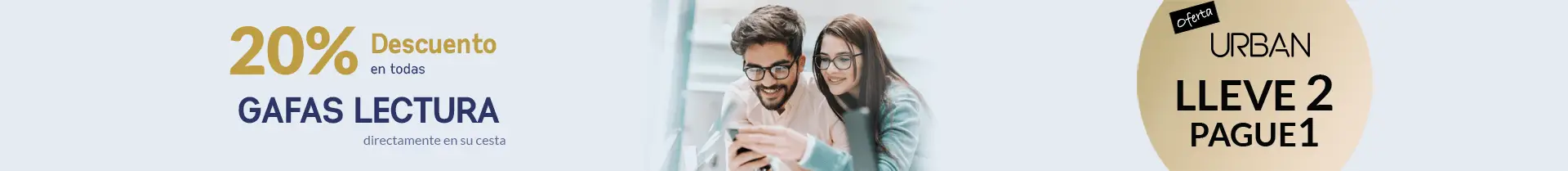 Descuento Gafas de Lectura en Lentes de Contacto 365