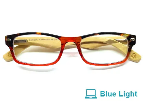 Gafas de Lectura Bamboo Havana Red