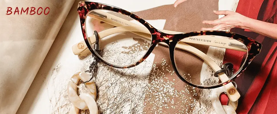 Gafas de Lectura: Bamboo Havana Wine