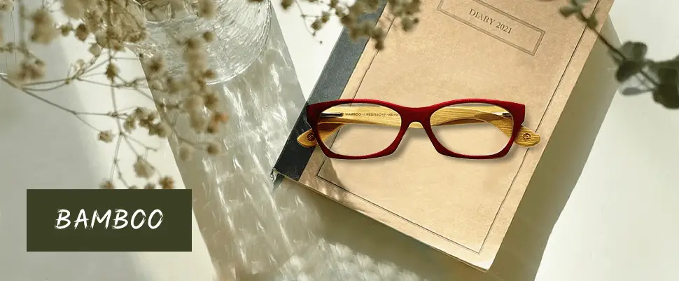 Gafas de Lectura: Bamboo Red
