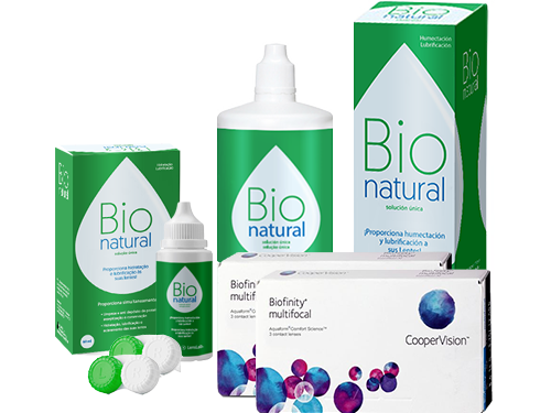 Lentillas Biofinity Multifocal + BioNatural - Packs