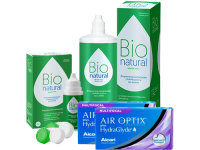 Lentillas Air Optix Plus HydraGlyde Multifocal + BioNatural - Packs