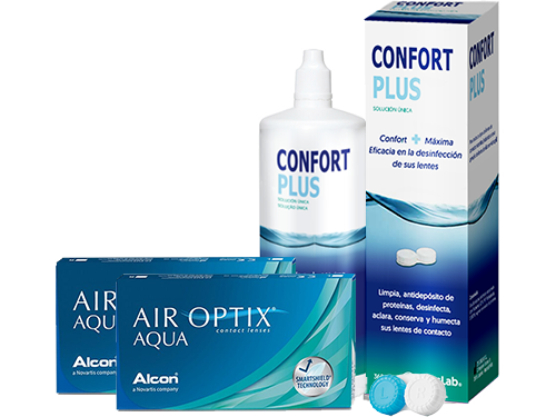 Lentillas Air Optix Aqua + Confort Plus - Packs