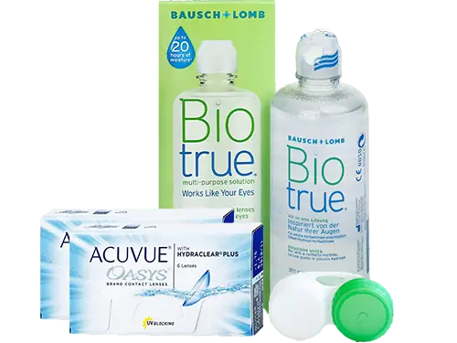 Lentillas Acuvue Oasys + Biotrue - Packs