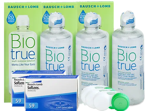Lentillas Soflens 59 + Biotrue - Packs