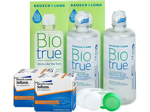 Lentillas Soflens Toric + Biotrue - Packs