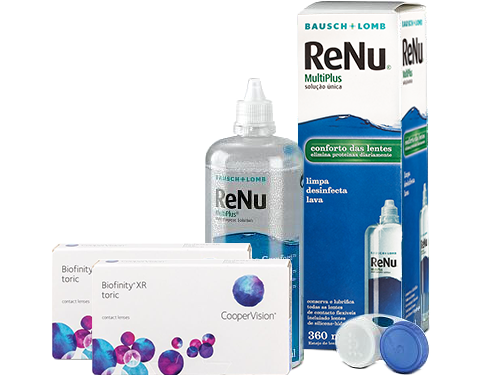 Lentillas Biofinity Toric XR + Renu Multiplus - Packs