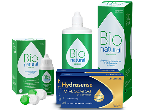 Lentillas Hydrasense Total Comfort + BioNatural - Packs