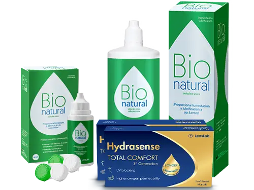 Lentillas Hydrasense Total Comfort + BioNatural - Packs