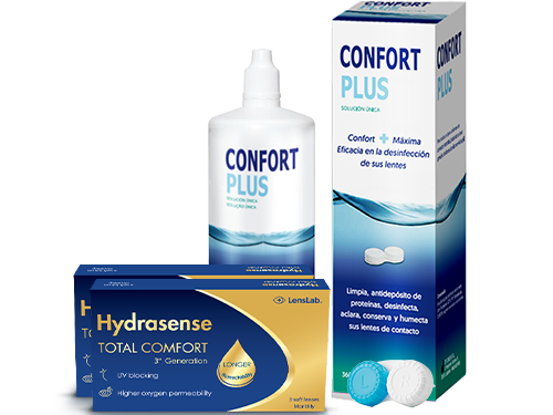 Lentillas Hydrasense Total Comfort + Confort Plus - Packs