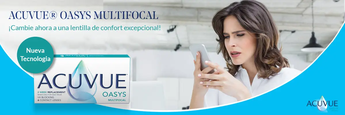 Cambie ahora para Acuvue Oasys Multifocal