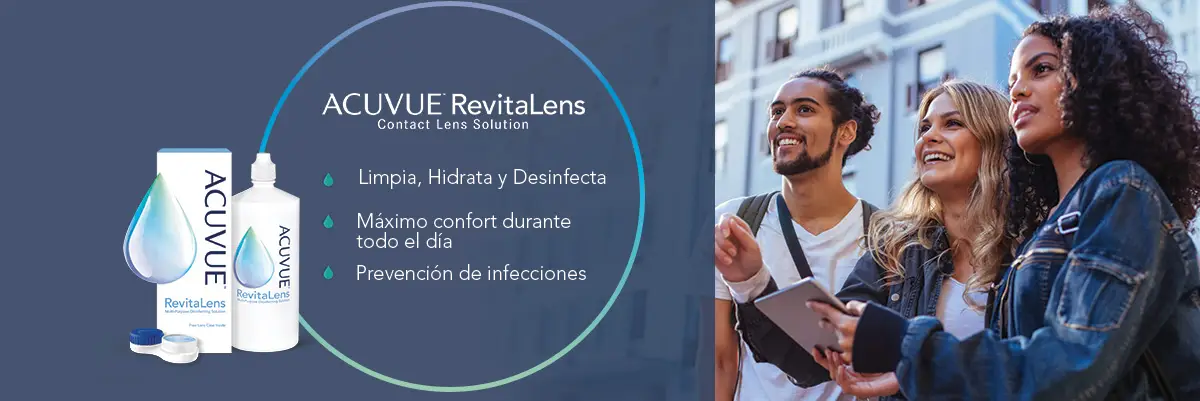 Máximo confort durante todo el día con Acuvue RevitaLens