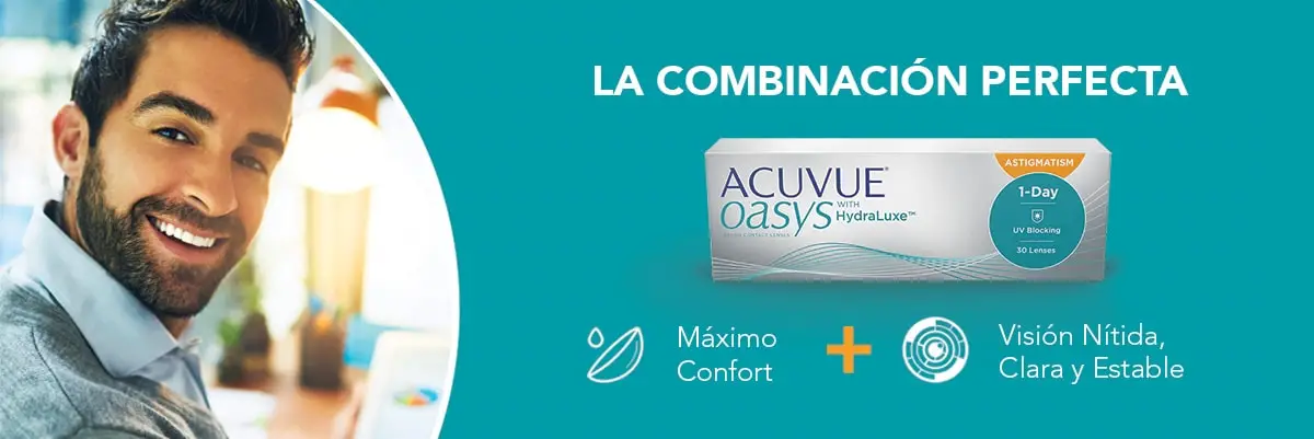 La combinación perfecta: Máximo confort y Visión nítida, clara y estable