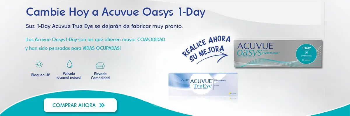 Cambie hoy a Acuvue Oasys 1-Day