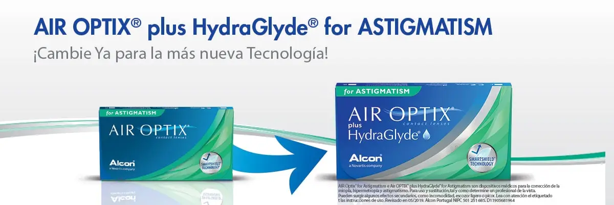 Las Lentillas Air Optix Hydraglyde for Astigmatism en Lentes de Contacto 365