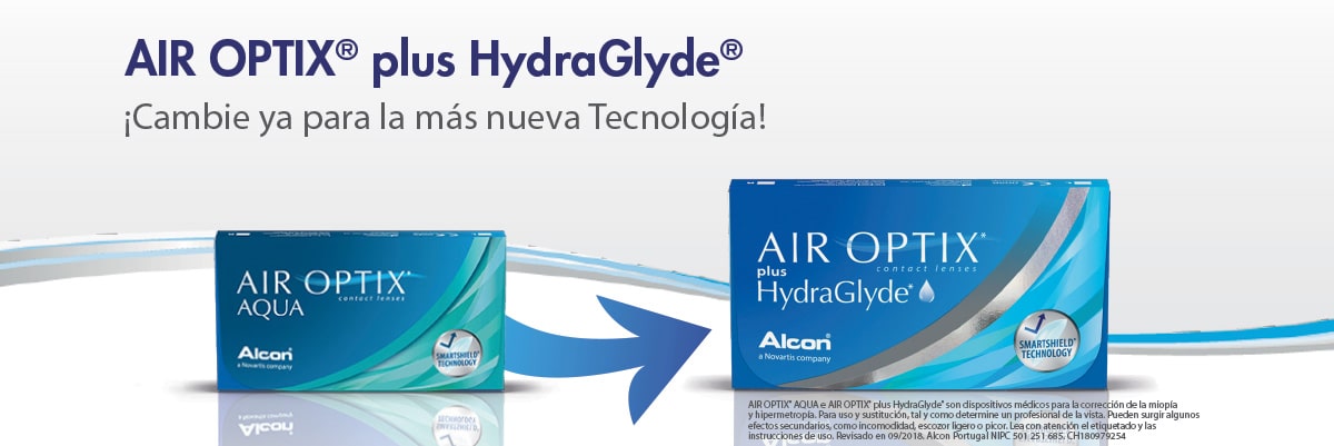 Las Lentillas Air Optix plus Hydraglyde en Lentes de Contacto 365