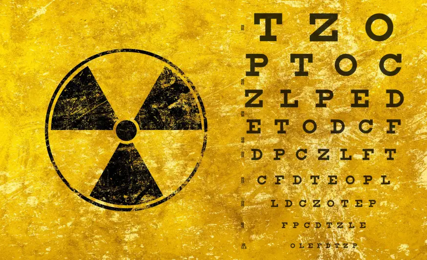 Consecuencias visuales de la radiación