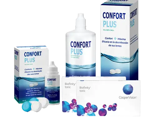 Lentillas Biofinity Toric + Confort Plus - Packs