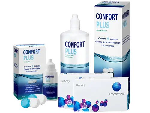 Lentillas Biofinity + Confort Plus - Packs