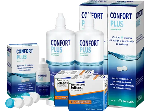 Lentillas Soflens Toric for Astigmatism + Confort Plus - Packs