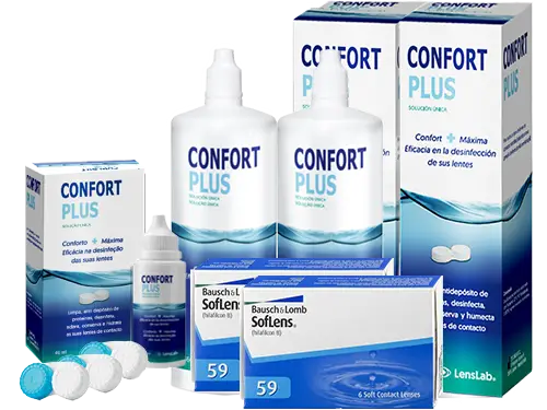 Lentillas Soflens 59 + Confort Plus - Packs