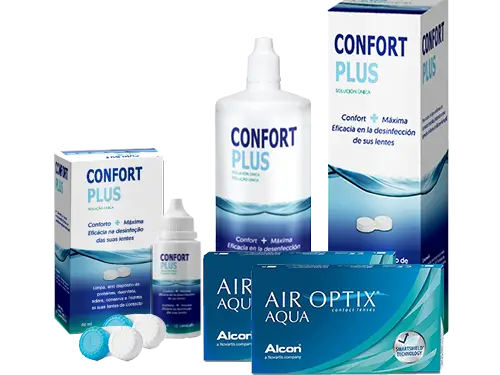 Lentillas Air Optix Aqua + Confort Plus - Packs