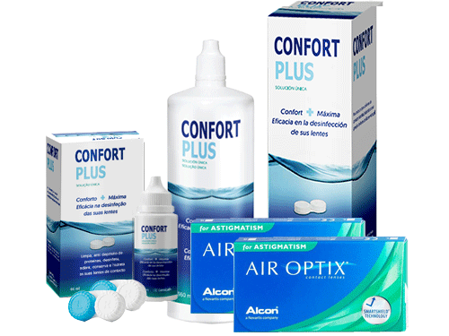 Lentillas Air Optix for Astigmatism + Confort Plus - Packs