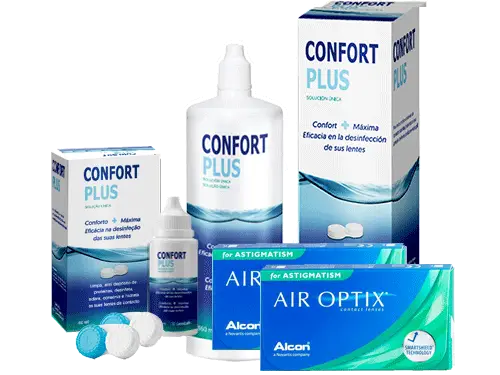 Lentillas Air Optix for Astigmatism + Confort Plus - Packs
