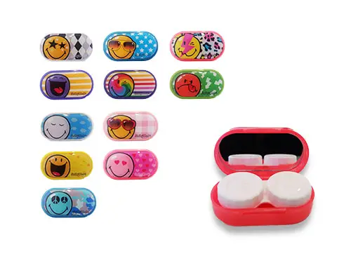 Accesorios para Lentillas Estuche Smiley World con Espejo