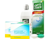 Lentillas Purevision2 for Presbyopia + Opti-Free Express - Packs